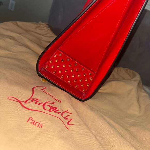 Christian Louboutin Vibrant Red Handbag - Picture 2 of 9